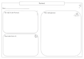 Vorschau - Stundenentwürfe - Karneval / Fasching Vorwissen, Bildrätsel, Wimmelbilder - Seite 1