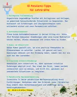 Vorschau - Anderer Materialtyp - 10 Resilienz-Tipps für Lehrkräfte - Seite 1