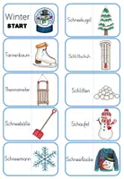 Vorschau - Fördermaterial/Inklusion - FREEBIE: Lese-Lege-Domino Winter (1./2. Klasse) - Seite 3