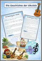Vorschau - Arbeitsblätter - Die Ukulele - Die Geschichte der Ukulele - Seite 1