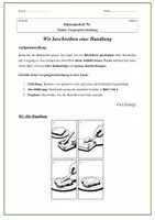 Vorschau - Arbeitsblätter - Klassenarbeit – Deutsch – Klasse 5/6: Vorgangsbeschreibung „Butterbrot schmieren“ inkl. EWH - Seite 1