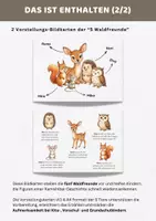 Vorschau - Bildkarten - Kamishibai Geschichte: Gefühle erkennen & Empathie entwickeln | 6 Bildkarten + Text A3 & A4 – 5 Waldfreunde - Seite 2