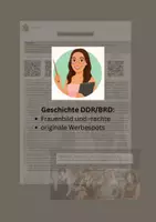 Vorschau - Arbeitsblätter - Materialpaket: DDR & BRD - Deckblatt