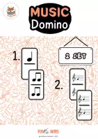 Προεπισκόπηση - Flashcards - Music Domino | Μουσικό Ντόμινο 2 σετ - Σελίδα 1