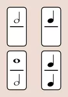 Προεπισκόπηση - Flashcards - Music Domino | Μουσικό Ντόμινο 2 σετ - Σελίδα 3