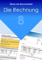 Vorschau - Arbeitsblätter - Übung zum Geschäftsbrief - Die Rechnung - Deckblatt