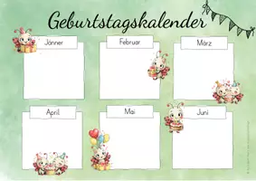 Vorschau - Poster - Geburtstagskalender_Marienkäfer-Desing - Seite 3