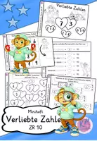 Vorschau - Arbeitsblätter - Materialpaket verliebte Zahlen - Seite 1