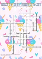 Vorschau - Quiz - Kreuzworträtsel FESTE & FEIERTAGE Crossword Puzzzle - Seite 1