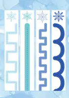 Vorschau - Arbeitsblätter - Winter Schneid-/Schwungübung - Seite 1