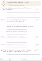Vorschau - Arbeitsblätter - Leben zur Zeit Jesu - Klassenarbeit (Test/Lernzielkontrolle) - Seite 2