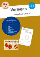 Vorschau - Mal- und Bastelvorlagen - Vorlagen Nr.17: Megalinie Ostern - Deckblatt