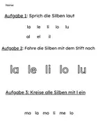 Vorschau - Arbeitsblätter - Leseförderung 1. Klasse – Buchstabe l - Seite 2