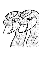 Vorschau - Arbeitsblätter - Mandalas Thema Gänse - Grundschule - Bastelvorlagen - Seite 2