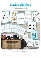 Aperçu - Apprentissages en autonomie - Cartes Chiffres - Animaux du froid - Page de couverture