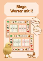 Vorschau - Stationenlernen - Wörter mit K - Bingospiel, 2-fach differenziert - Deckblatt