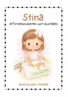 Vorschau - Mal- und Bastelvorlagen - Stina Malbuch eduki - Deckblatt