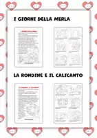 anteprima - Materiale di supporto/inclusione - La leggenda della neve - Lettura e comprensione - Pagina 1