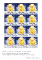 Vorschau - Mal- und Bastelvorlagen - Feriengrüße mit Sternen für die Hundeklasse - Seite 1