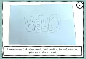 Vorschau - Mal- und Bastelvorlagen - Einfaches Graffiti: Anleitung und Präsentation - Seite 3