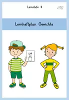 Vorschau - Stundenentwürfe - Selbstlernheft - Mathe Lernstufe 4 Lernheft Gewichte - Deckblatt