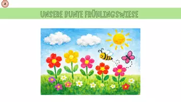 Vorschau - Mal- und Bastelvorlagen - Unsere bunte FrÜhlingswiese - Seite 1