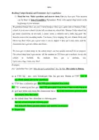 Vorschau - Arbeitsblätter - Leseverstehen Englisch mit have got und Schule - Seite 2