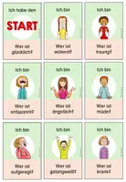 Vorschau - Spiele - Gefühle Lesespiel Ich habe..wer hat..? differenziert - DaZ DaF Sprachförderung - Seite 2