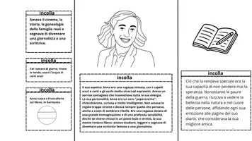 anteprima - Materiale di supporto/inclusione - LAPBOOK GIORNATA DELLA MEMORIA- ANNA FRANK - Pagina 2