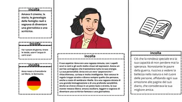 anteprima - Materiale di supporto/inclusione - LAPBOOK GIORNATA DELLA MEMORIA- ANNA FRANK - Pagina 3