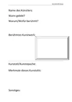 Vorschau - Arbeitsblätter - Künstlerheft - Seite 2