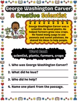 Vorschau - Arbeitsblätter - Black History Month Early Literacy Reading Passages with Questions - Seite 3