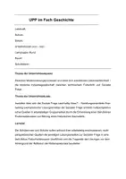 Vorschau - Stundenentwürfe - UPP Entwurf Examen – Industrialisierung und Soziale Frage - Seite 1