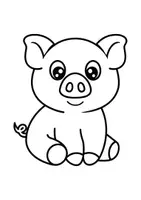 Vorschau - Arbeitsblätter - Ausmalbilder & Prickelbilder PAKET Thema Schweine - Grundschule - Bastelvorlagen - Seite 2