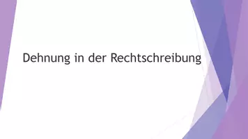 Vorschau - Präsentationen/Tafelbilder - Dehnung_PP - Deckblatt