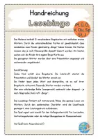 Vorschau - Arbeitsblätter - Erstes Lesen Kl. 1 - Lesespiel: Bingo mit Präsentation - Seite 1