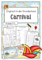 Vorschau - Stundenentwürfe - Englisch in der Grundschule - Karneval (carnival) - Deckblatt