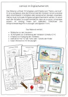 Vorschau - Stundenentwürfe - Englisch in der Grundschule - Karneval (carnival) - Seite 1