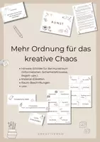 Vorschau - Merkblätter - Ordnung für den Kunstbereich (Schilder, Hinweise, usw.) - Deckblatt