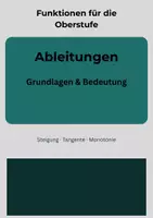 Vorschau - Merkblätter - Ableitungen - Grundlagen, Bedeutung und Tangente - Deckblatt