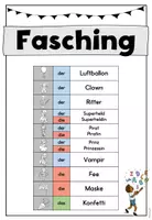 Vorschau - Spiele - Spielerisches Wortschatzmaterial: Fastnacht Fasching Karneval (DaZ/DaF) - Seite 3