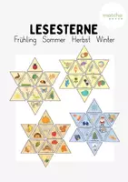 Vorschau - Bildkarten - Lesesterne - die 4 Jahreszeiten - Deckblatt
