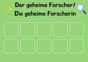 Vorschau - Poster - Classroom Management Sachunterricht: Der geheime Forscher / Die geheime Forscherin Belohnungssystem - Seite 1