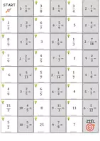 Vorschau - Spiele - Brüche mit ganzen Zahlen multiplizieren - Domino mit Selbstkontrolle - Seite 3
