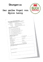 Vorschau - Arbeitsblätter - Übungen zu Der gelbe Vogel von Myron Levoy - Deckblatt