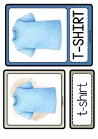 Aperçu - Préparation de séance / Séance complète - Clothes (Flashcards + Matching cards) - Page 2