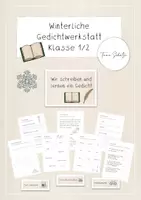 Vorschau - Arbeitsblätter - Winterliche Gedichtwerkstatt, 1./2. Klasse - Deckblatt
