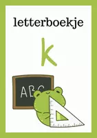 Voorbeeld - Letterboekjes letter k,m en s - Voorblad