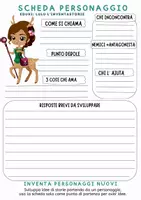 anteprima - Esercizi - LA SCHEDA PERSONAGGIO per inventare storie dai personaggi - Pagina 3