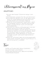 Vorschau - Arbeitsblätter - Dreidimensionale Unterwasserwelt aus Papier - Seite 1